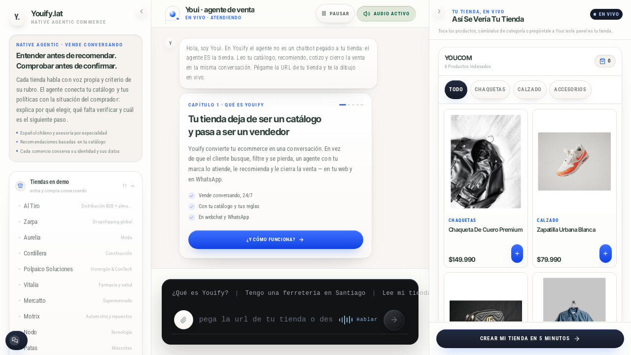 YouiFy Ecommerce Agentic Native AI