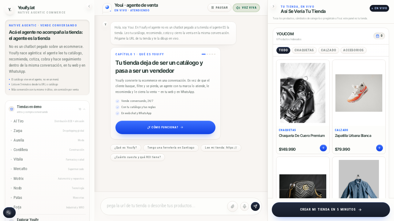 YouiFy Ecommerce Agentic Native AI