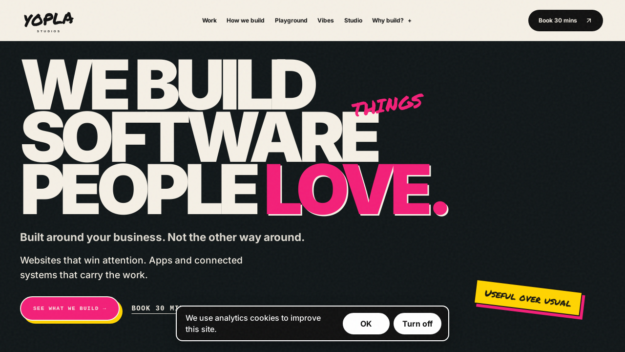 Yopla Studios | Software Built Around Your Business