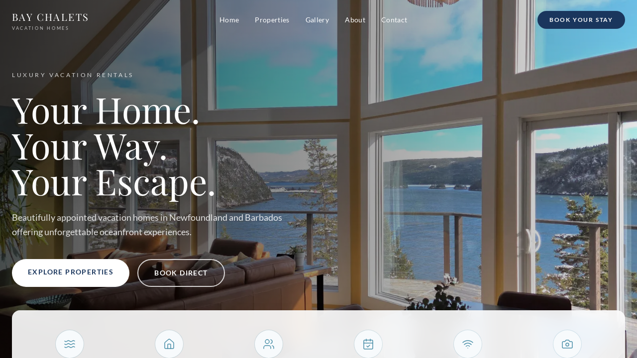 Bay Chalets – Your Home Away From Home