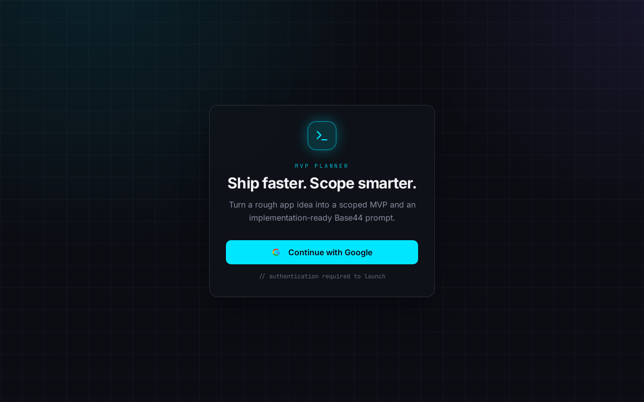 App Brief Builder