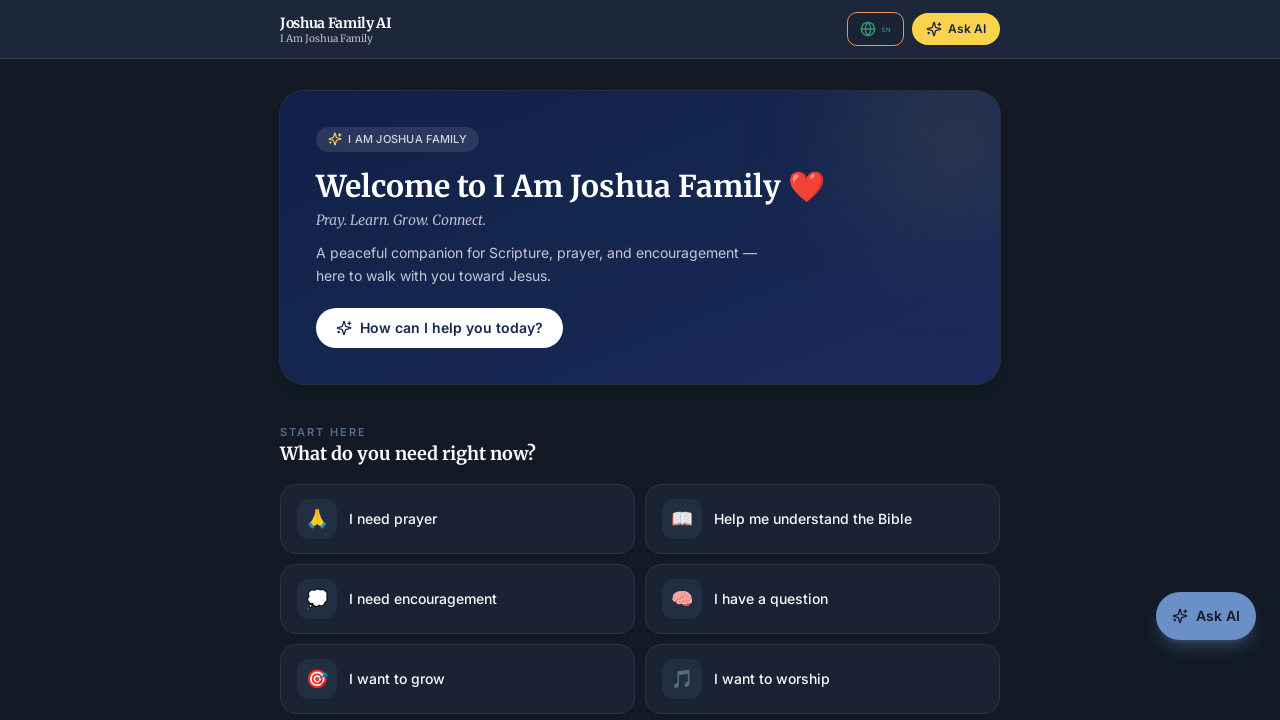 Joshua Family Ai