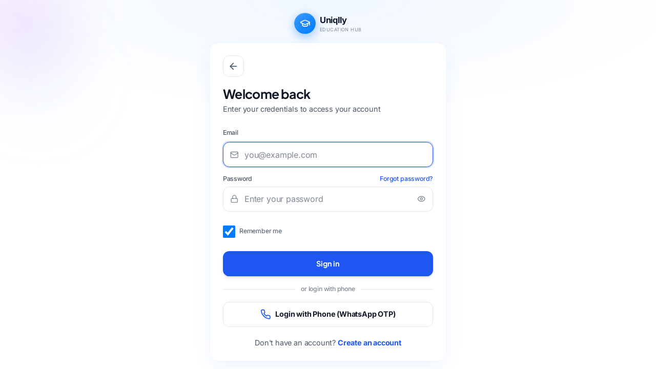 UNIQLLY EDUCATION HUB