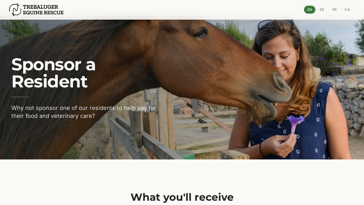 Sponsor a Resident
