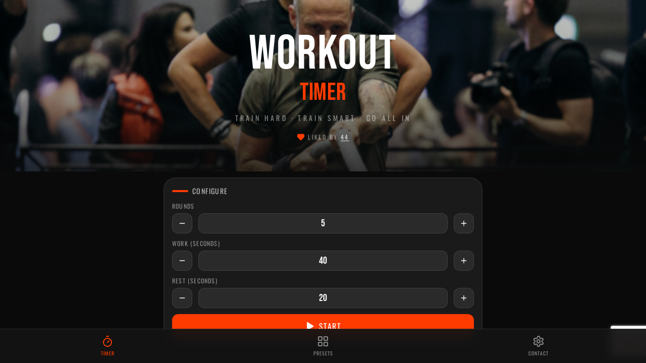 Workout Timer
