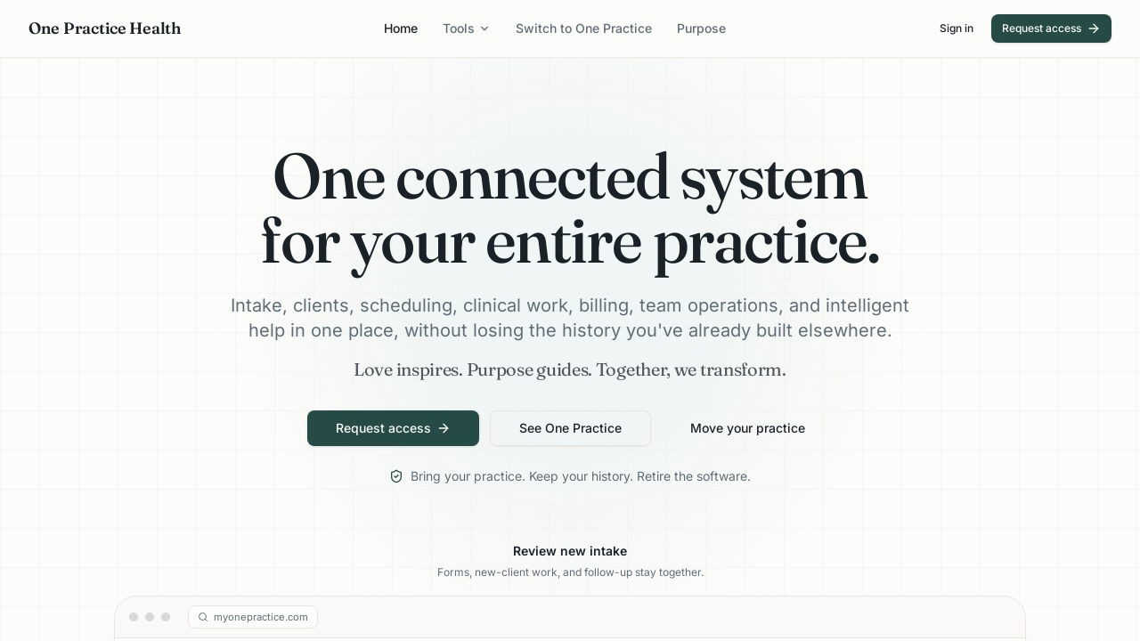 One Practice Health