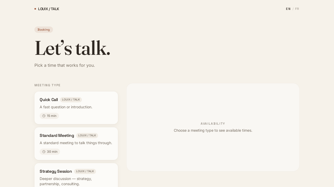 LOUIX TALK