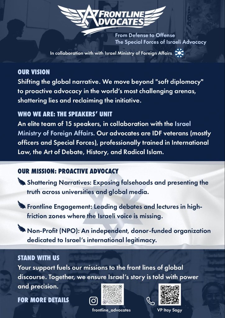 Frontline Advocates mission one-pager