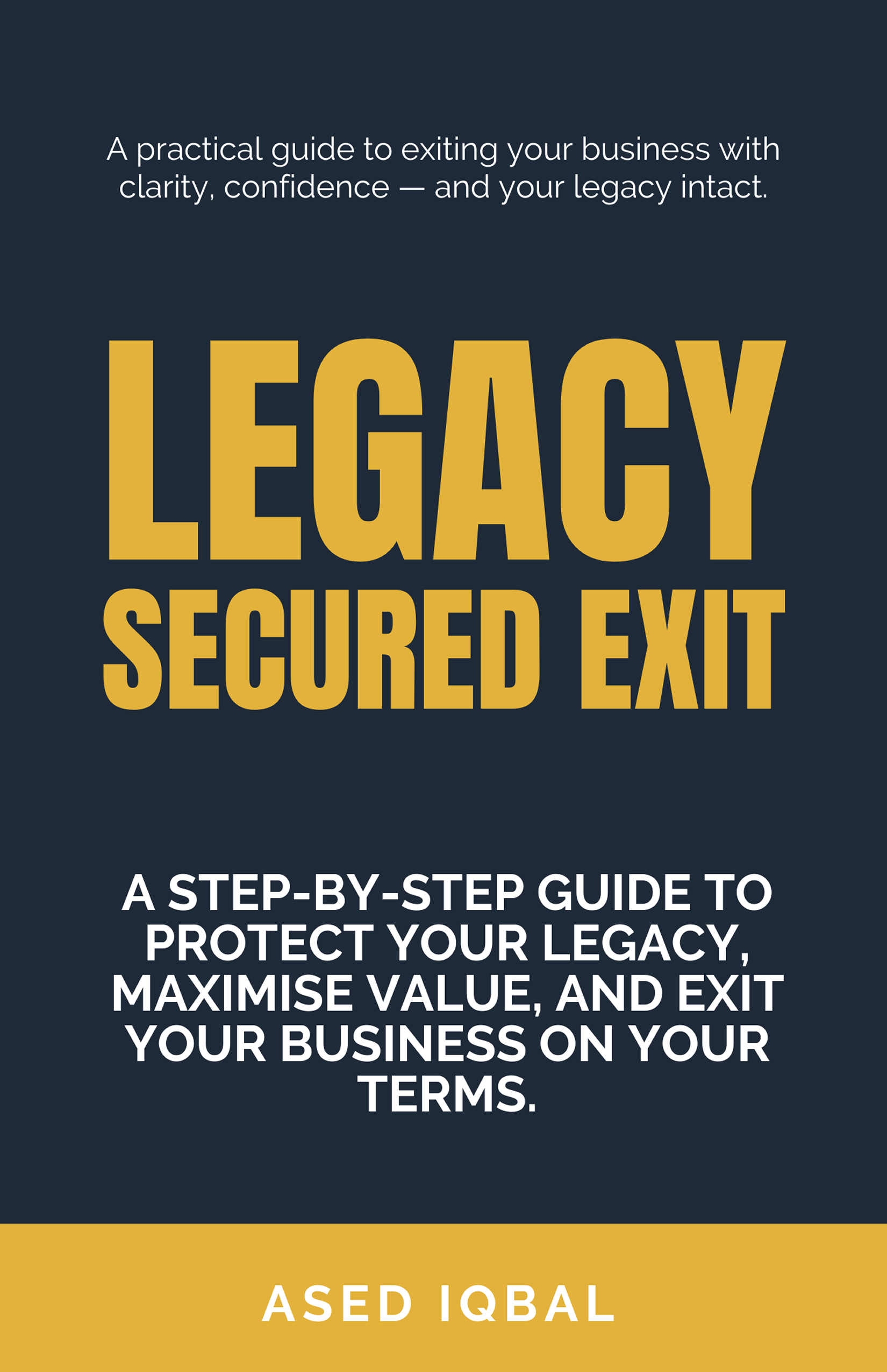 Legacy Secured Exit — front cover
