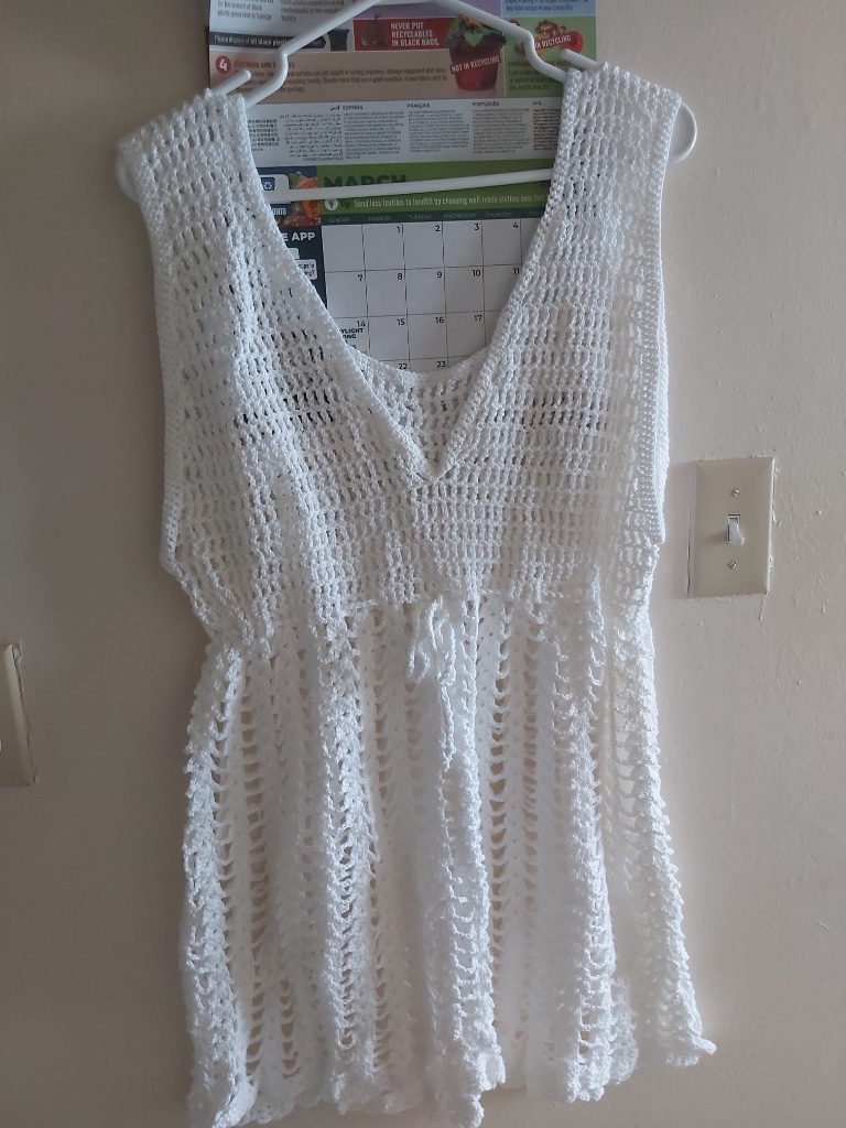 White Lace Summer Dress