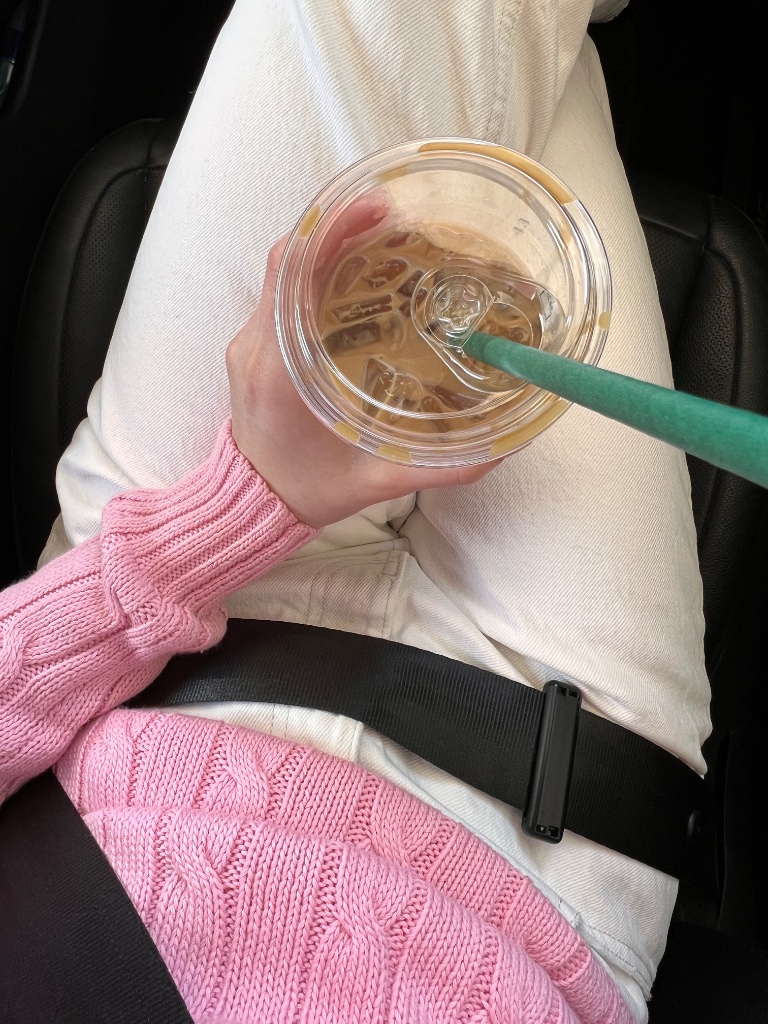 Pink Cable Knit Sweater