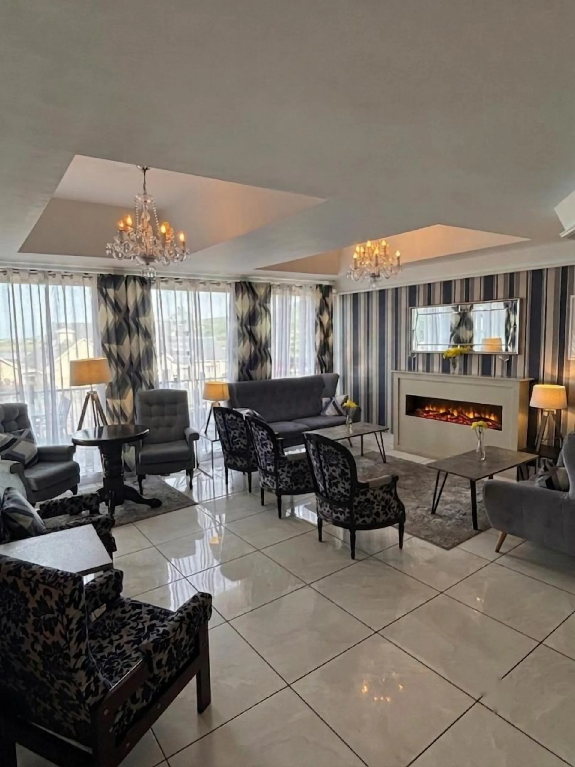Hotel lounge interior