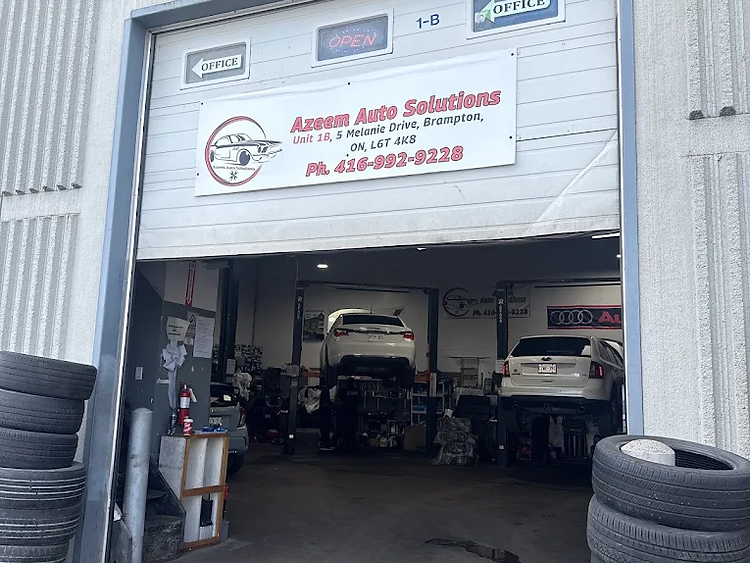 Azeem Auto Solutions garage entrance