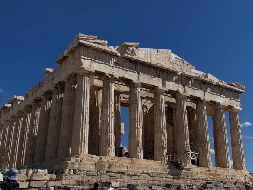Parthenon at the Acropolis of Athens