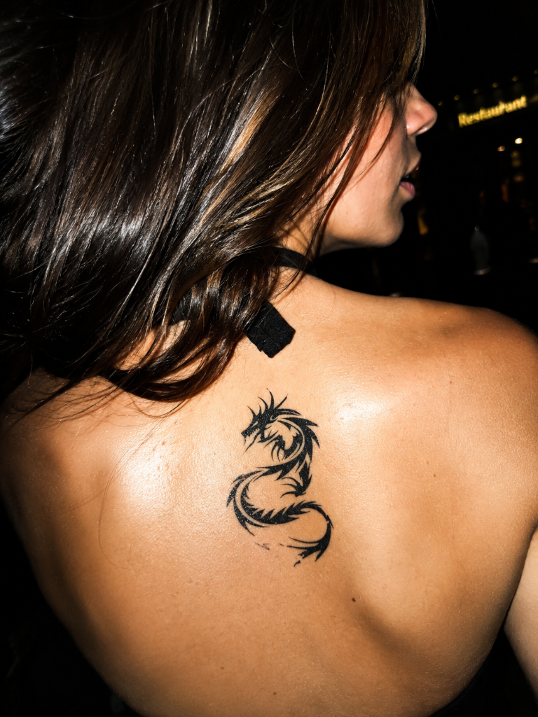 Dragon back tattoo