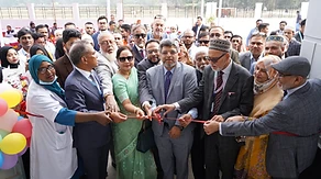 Ribbon cutting at the inauguration