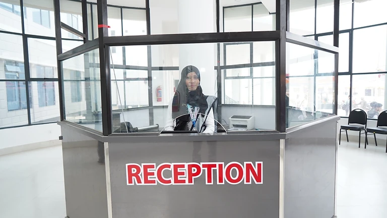 GGH main reception desk
