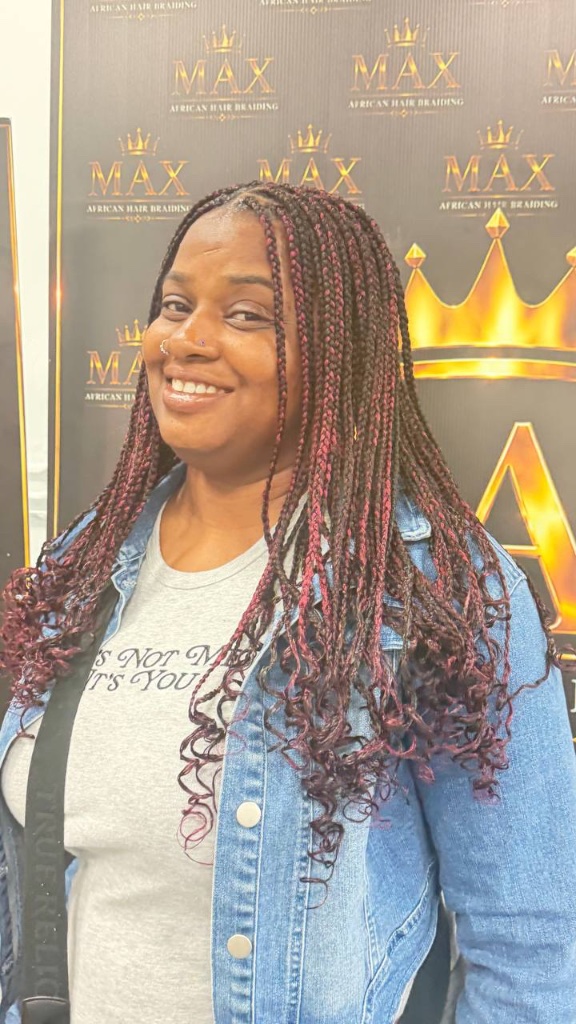 Micro braids side profile