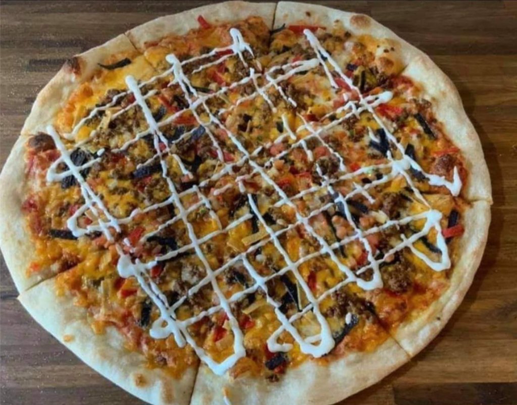 Taco pizza