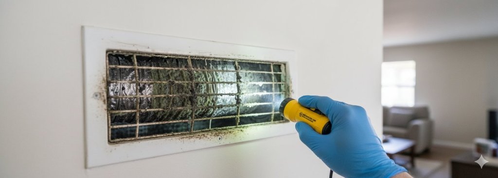 Mold in air duct