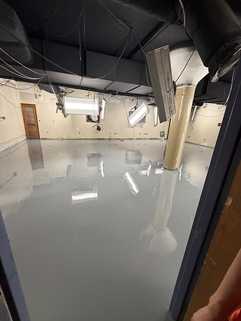 Commercial solid-color coating
