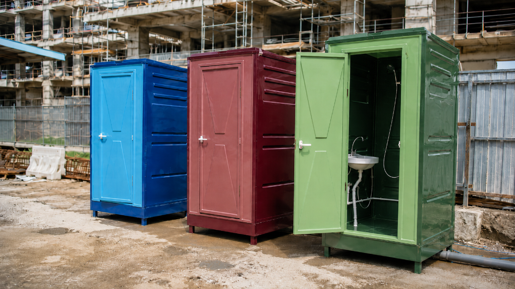 Cabine de douche pour chantier en Algérie