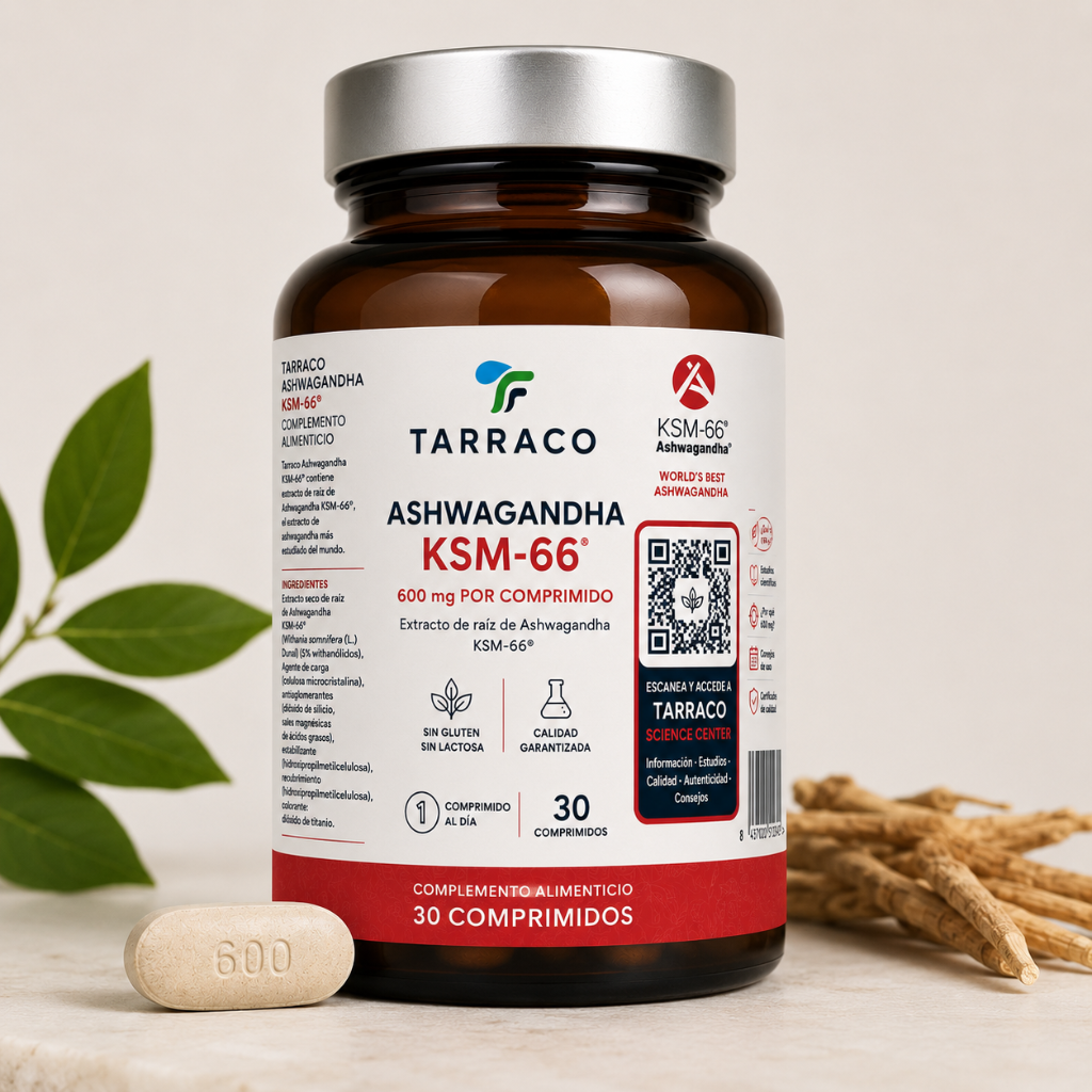 Tarraco Ashwagandha KSM-66® — 600mg — 30 comprimidos