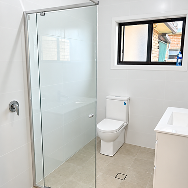 Renovated main bathroom