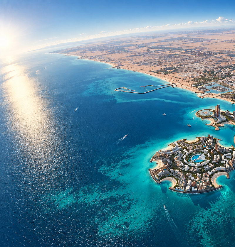 Al Marjan Island lagoon