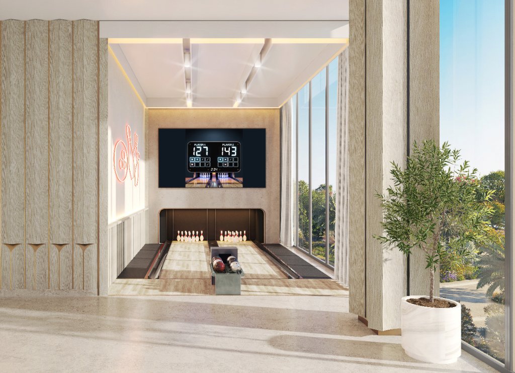 Club lounge interior