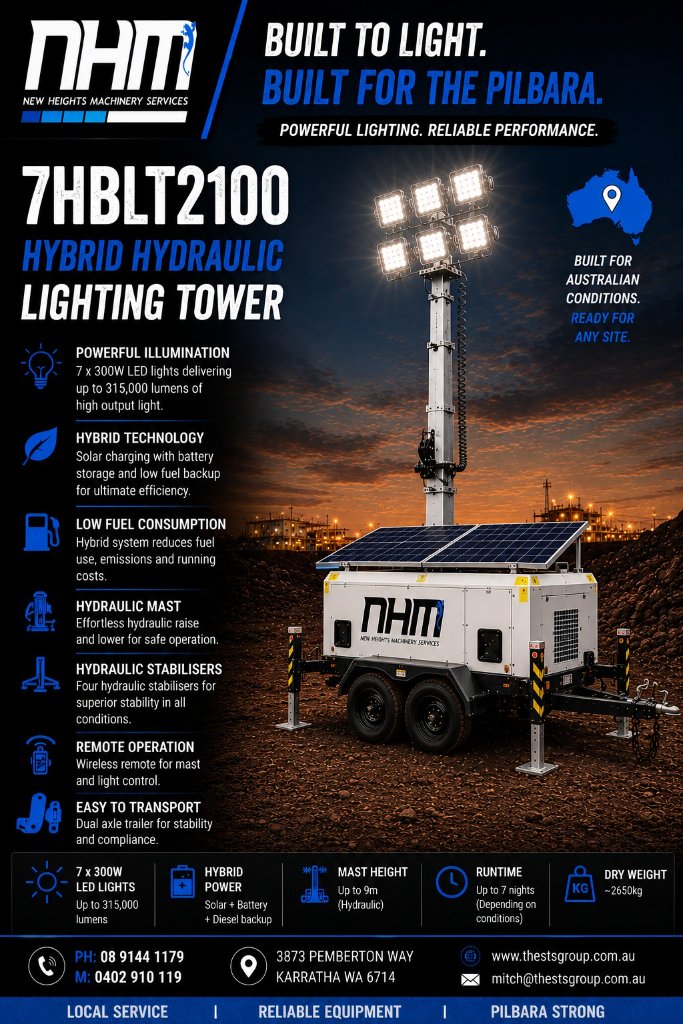 7HBLT2100 Hybrid Hydraulic Lighting Tower
