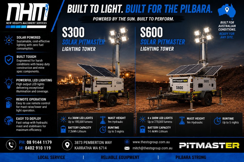 S300 Solar Pitmaster Lighting Tower