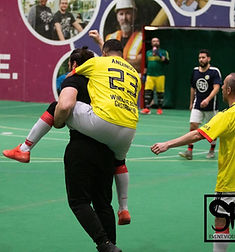 Acción en la cancha