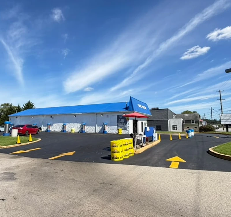 6 Car Wash exterior at 1309 West Chester Pike, West Chester PA