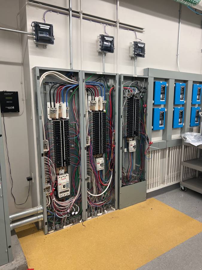 Commercial electrical panel work