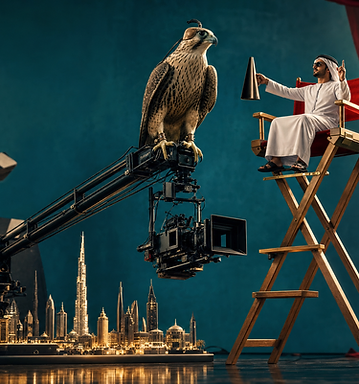 Behind the camera