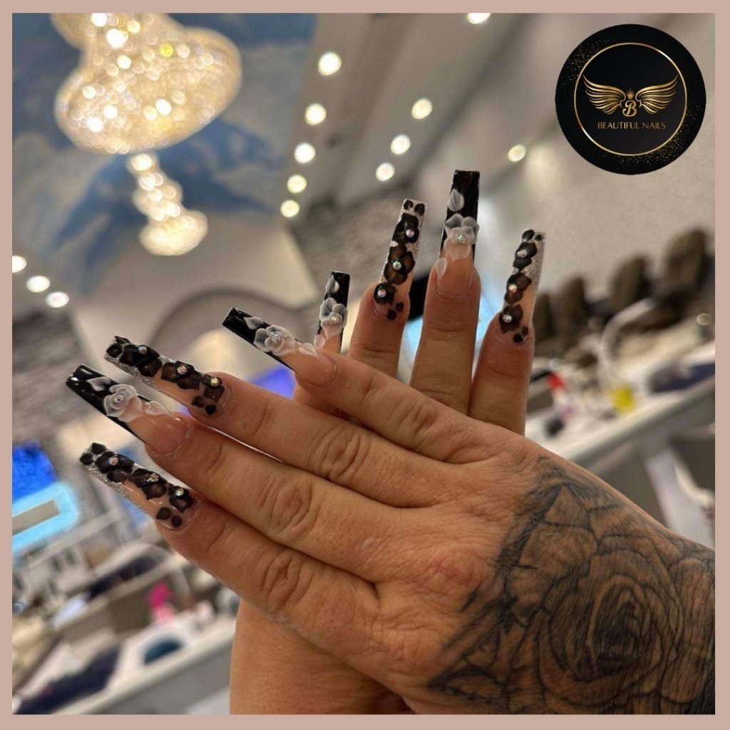 Polygel nail enhancements at Bliss Nail Lounge Fort Myers