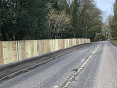 Light lap panel fence installed in Surrey