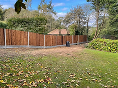 Lap panel garden fence