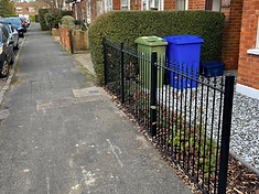Metal picket fence installed in Surrey