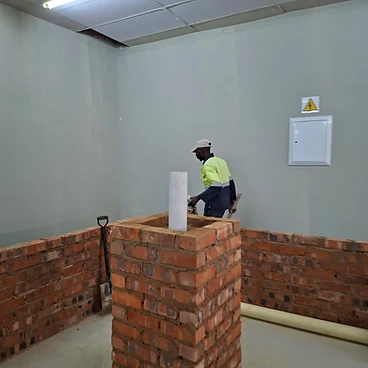 Bricklaying training at CQ Centre