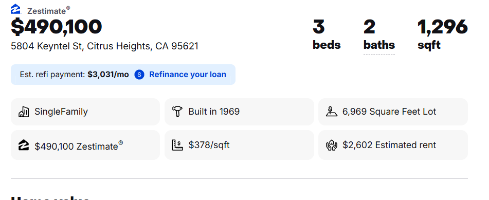 Zillow Zestimate for 5804 Keyntel St