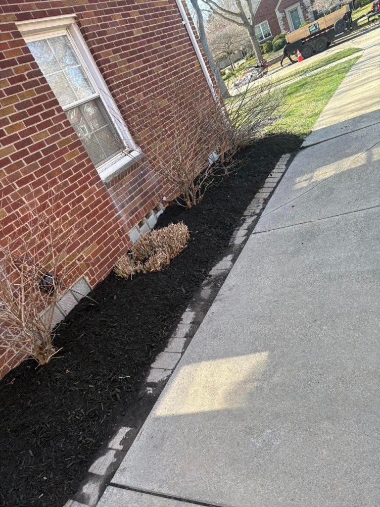 Leaf removal in progress in Grosse Pointe Woods