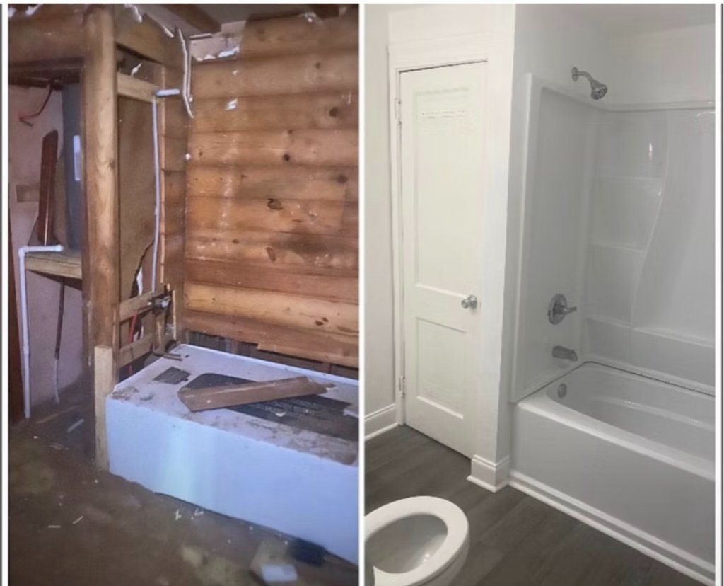 Bathroom — Before & After
