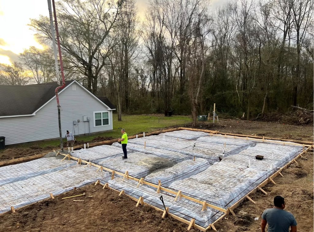 Foundation Pour — New Construction