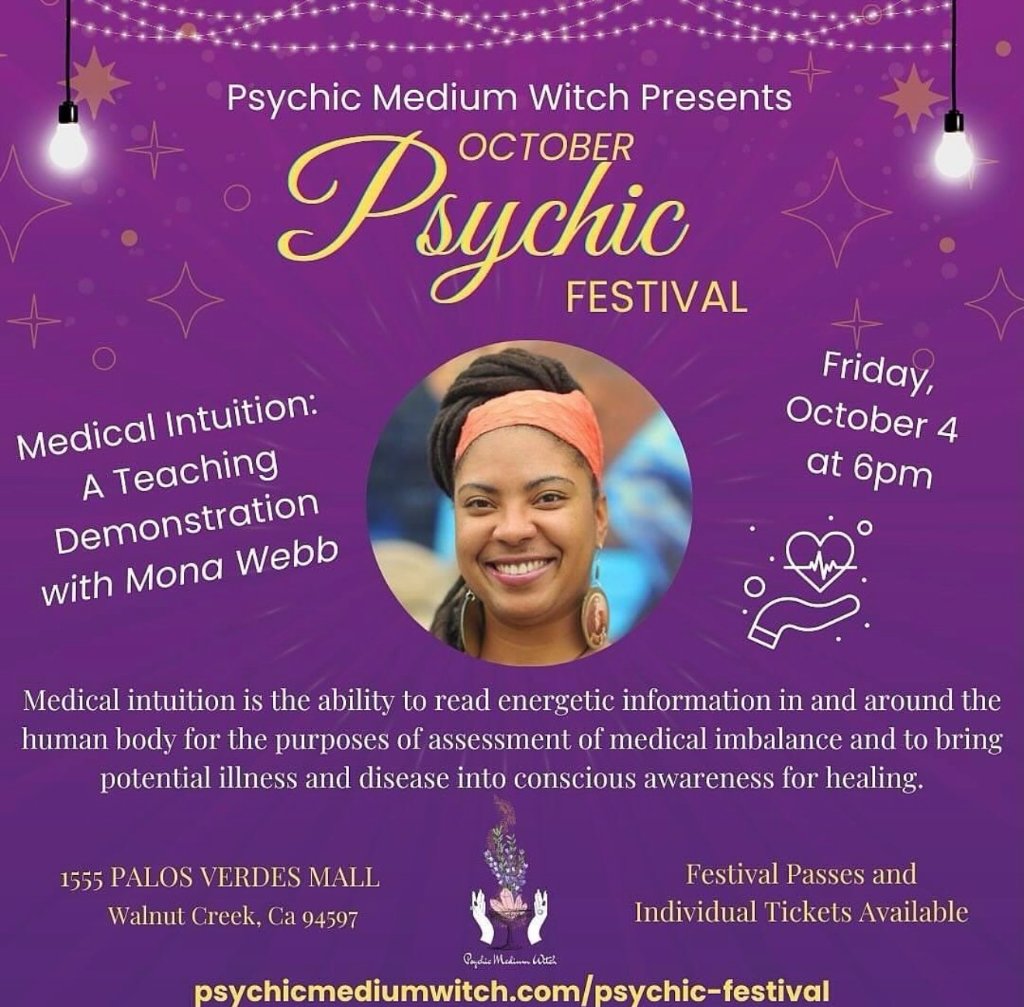 Mona Webb at Psychic Festival