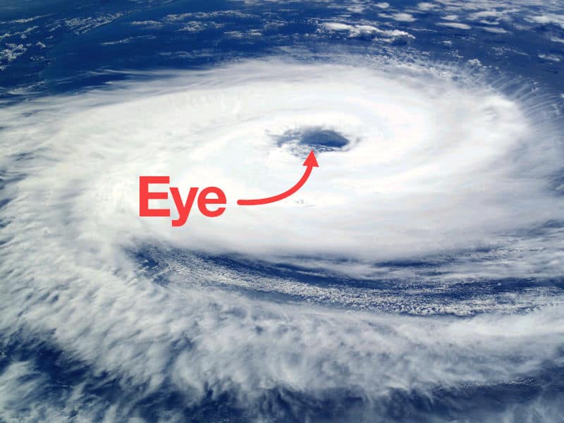 Hurricane eye