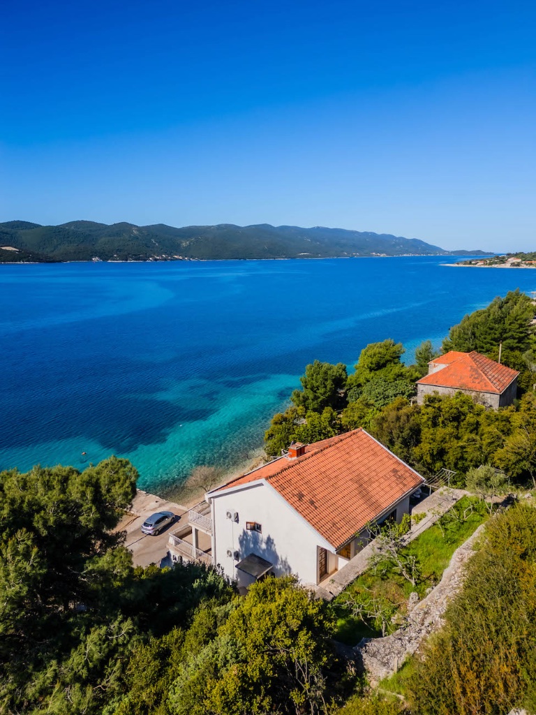Sea view from property