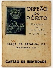 Cartão de Identidade de Sócio
