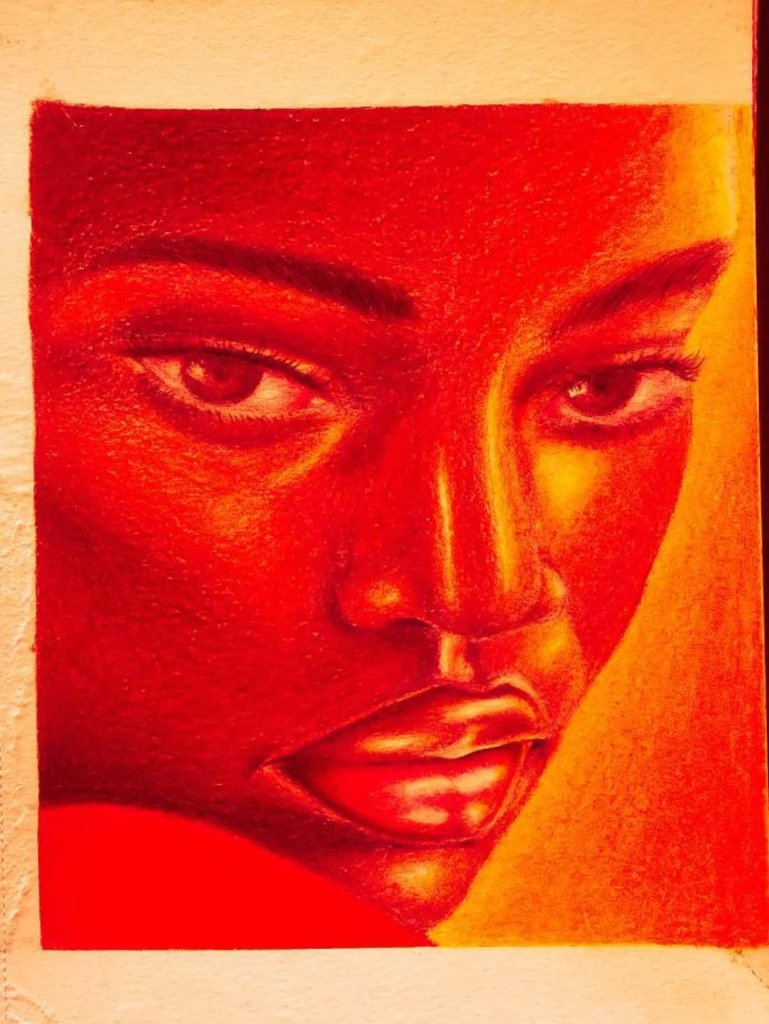Crimson Portrait